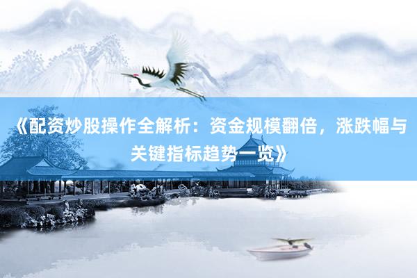 《配资炒股操作全解析：资金规模翻倍，涨跌幅与关键指标趋势一览》