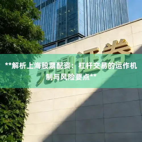 **解析上海股票配资：杠杆交易的运作机制与风险要点**